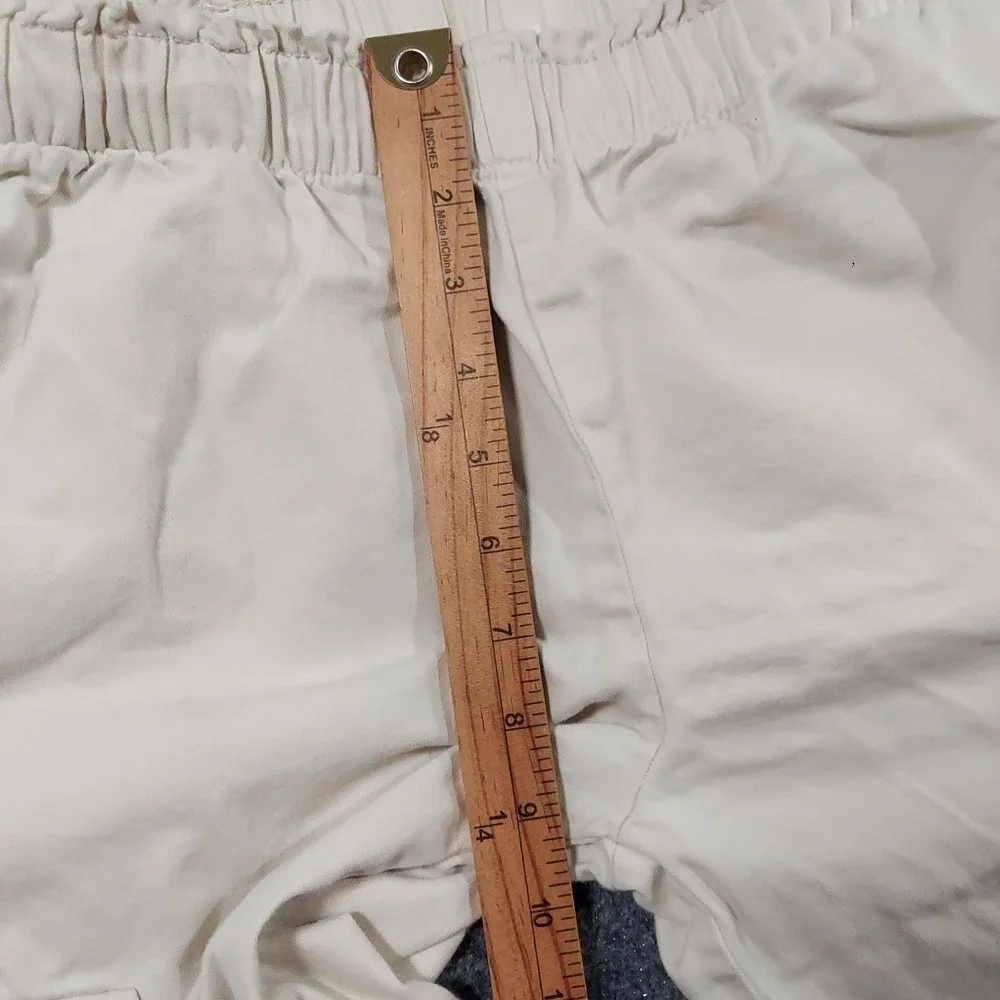 Gap Cargo Pants Kids 12 Beige‎ Elastic Waist Pull On Twill Pockets Casual Y2K